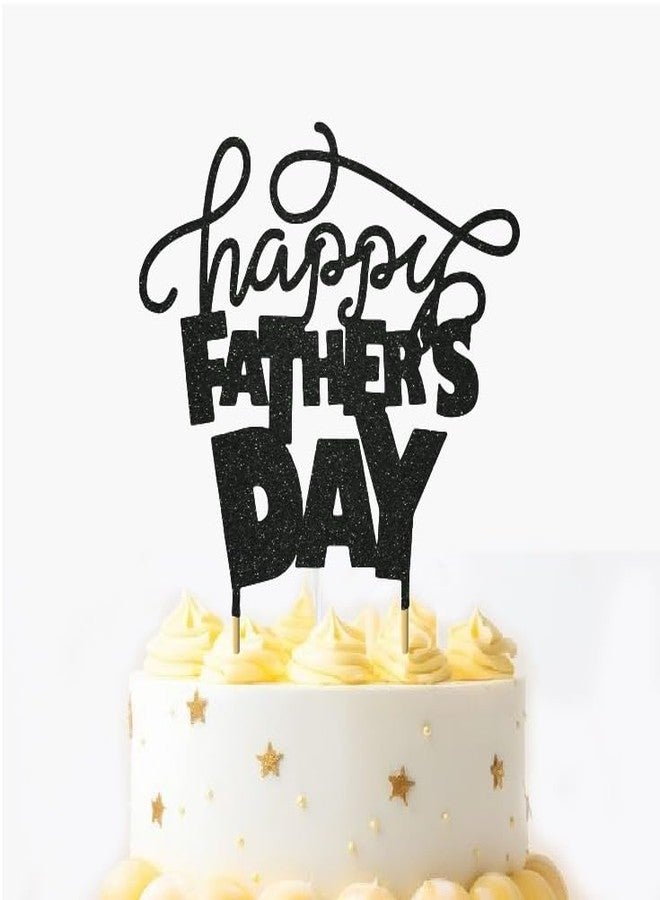 SVM CRAFT® Fathers day cake topper, fathers birthday cake topper, best dad ever cake topper