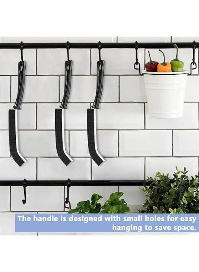 MIXDE Gap Cleaning Brush Hand-held Crevice Cleaning Tool Hard-bristled Window Groove Cleaning Brush, Small Crevice Cleaning Brushes for Blind, Baseboard, Fan, Window or Sliding Door Track (6 Pack) - Image 3