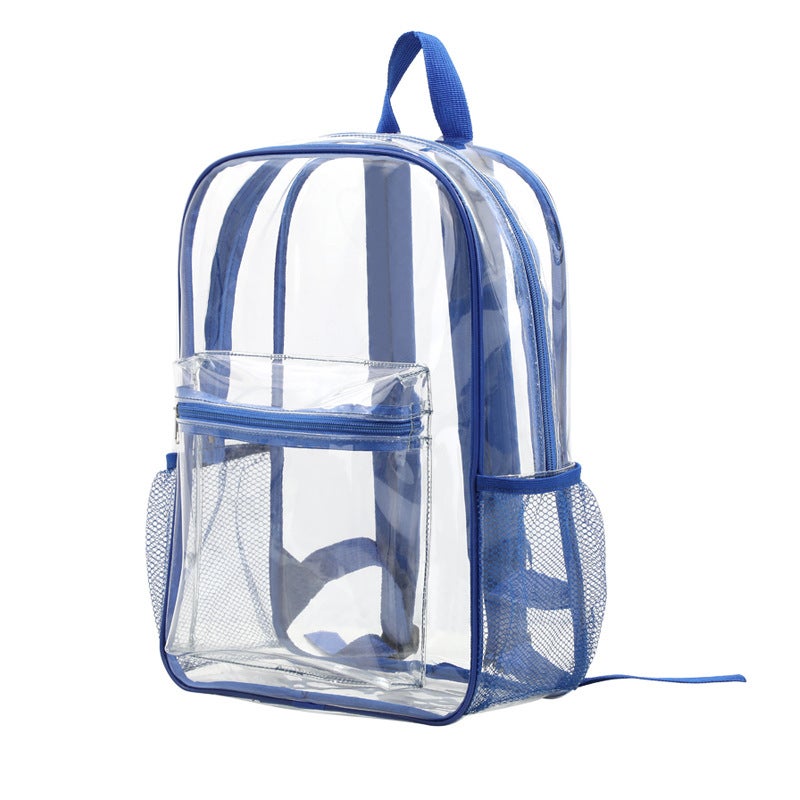 PVC Waterproof School Backpack for 12-Inch Laptop, Solid Color - Image 5