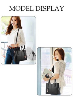 DUNISO Elegant Women's Handbag with Removable Shoulder Strap Large Capacity Tote Shoulder Bag Fashion Ladies Satchel Bag for Office Travel Daily Bag  - Image 4