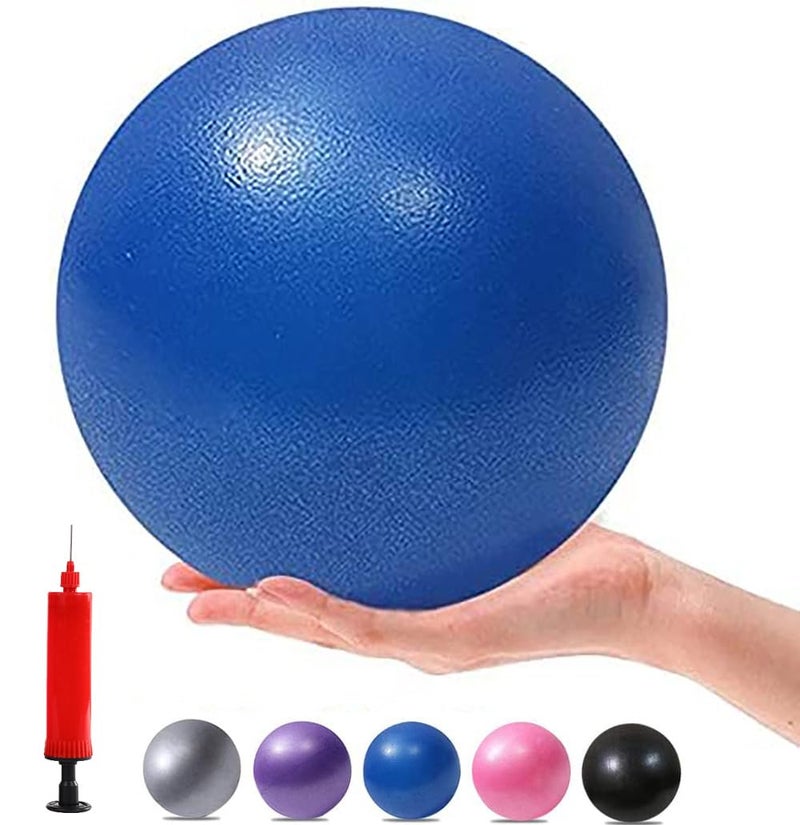 XIECCX Mini Yoga Balls 6 Inch Exercise Pilates Therapy Balance Micropore Ball Barre Equipment for Home Stability Training Physical Core Training with Pump(Pink) - Image 1