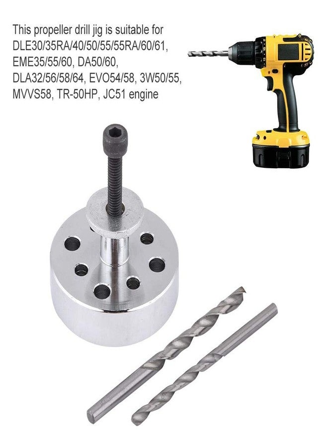 Dilwe RC Model Airplane Accessory Propeller Drill Guide Drill Jig for DLE30 / DLE55 / EME55 Engine Replacememnt for DLE30/35RA/40/50/55/55RA/60/61, EME35/55/60 - Image 4