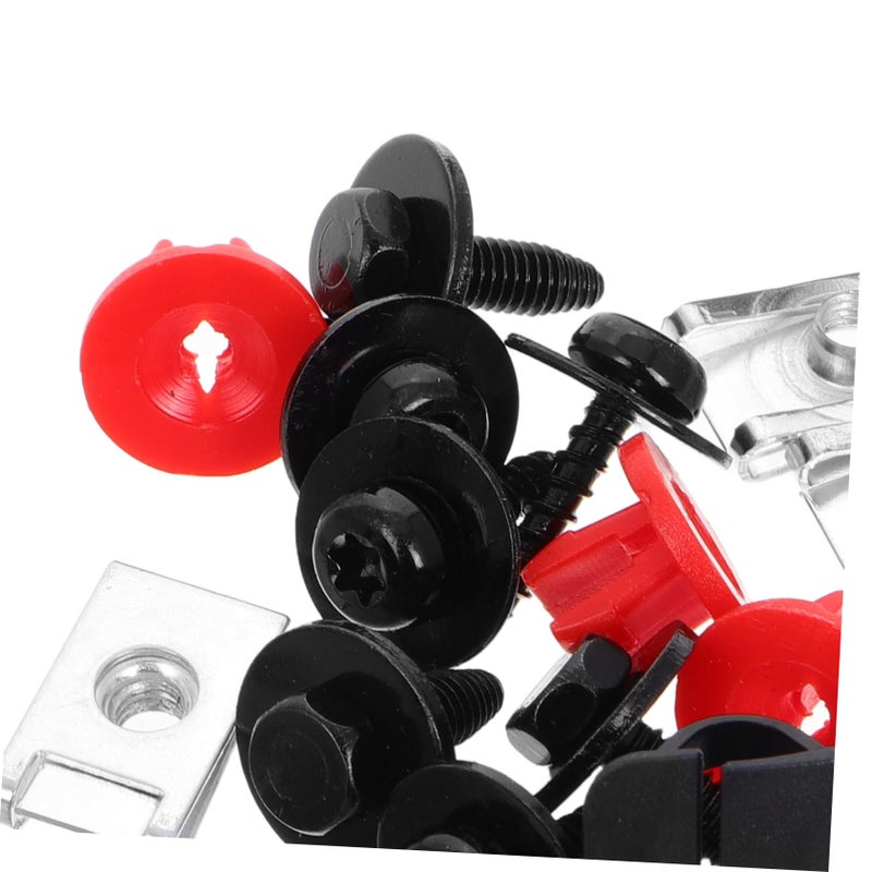 Universal Car Engine Splash Shield Installation Kit with Screws Bolts Clips and Retainer Nuts - Image 4