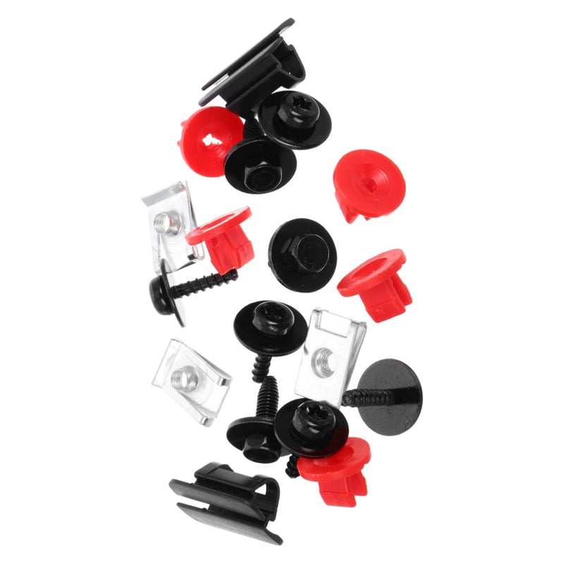 Universal Car Engine Splash Shield Installation Kit with Screws Bolts Clips and Retainer Nuts - Image 2