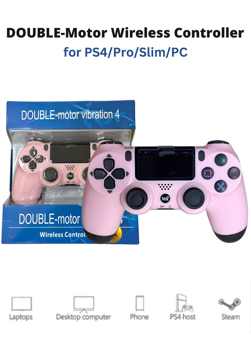 Wireless PS4 Game Controller - Bluetooth Gaming Controller with Dual Vibration, Touchpad, Motion Sensor, Built In Speaker, USB Rechargeable Gamepad - Image 1