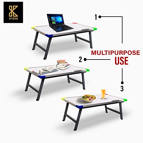KYZEN Multi Purpose Study Table with Writing Board Use in Office Laptop Work in Home Student Study Etc_(60 x 40 x 24 CM)_(Color Full Corner) - Image 2