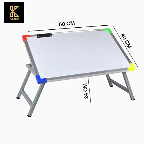 KYZEN Multi Purpose Study Table with Writing Board Use in Office Laptop Work in Home Student Study Etc_(60 x 40 x 24 CM)_(Color Full Corner) - Image 4