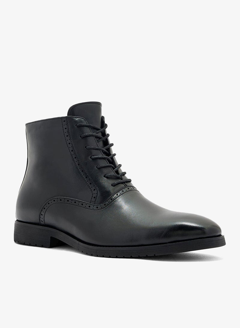 Robert Wood Formal Oxford Boots Classic Leather Dress Shoes for Men Women Everyday Wear Office Work Outdoor Use - Image 2