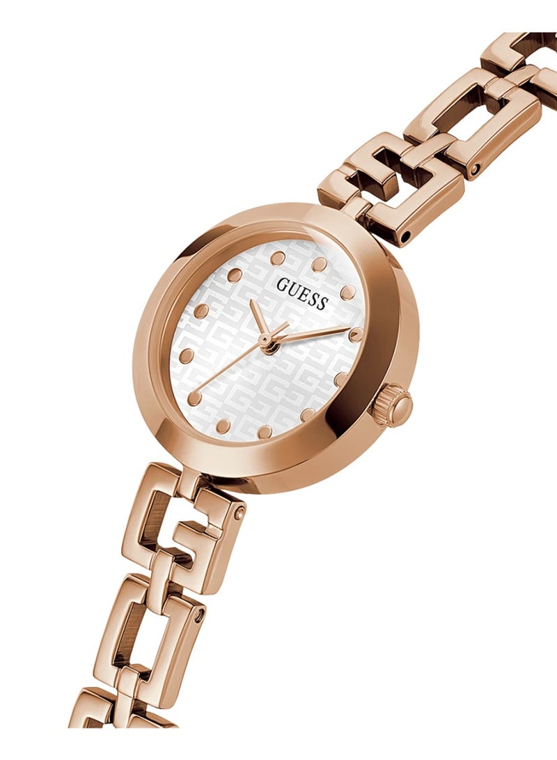 GUESS Women's Rose Gold Tone Case Rose Gold Tone Stainless Steel Watch GW0549L3 - Image 4