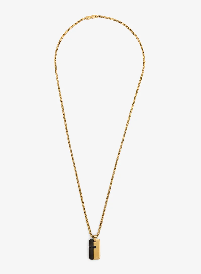GUESS Eclipse Noir Non-Logo Necklace