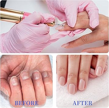 Jeffdad 10pcs Nail Drill Bits Set Professional Nails Diamond Bits Russian Cuticle Remover Bits Kit for Acrylic Gel Nails Home Salon Nail - Image 5