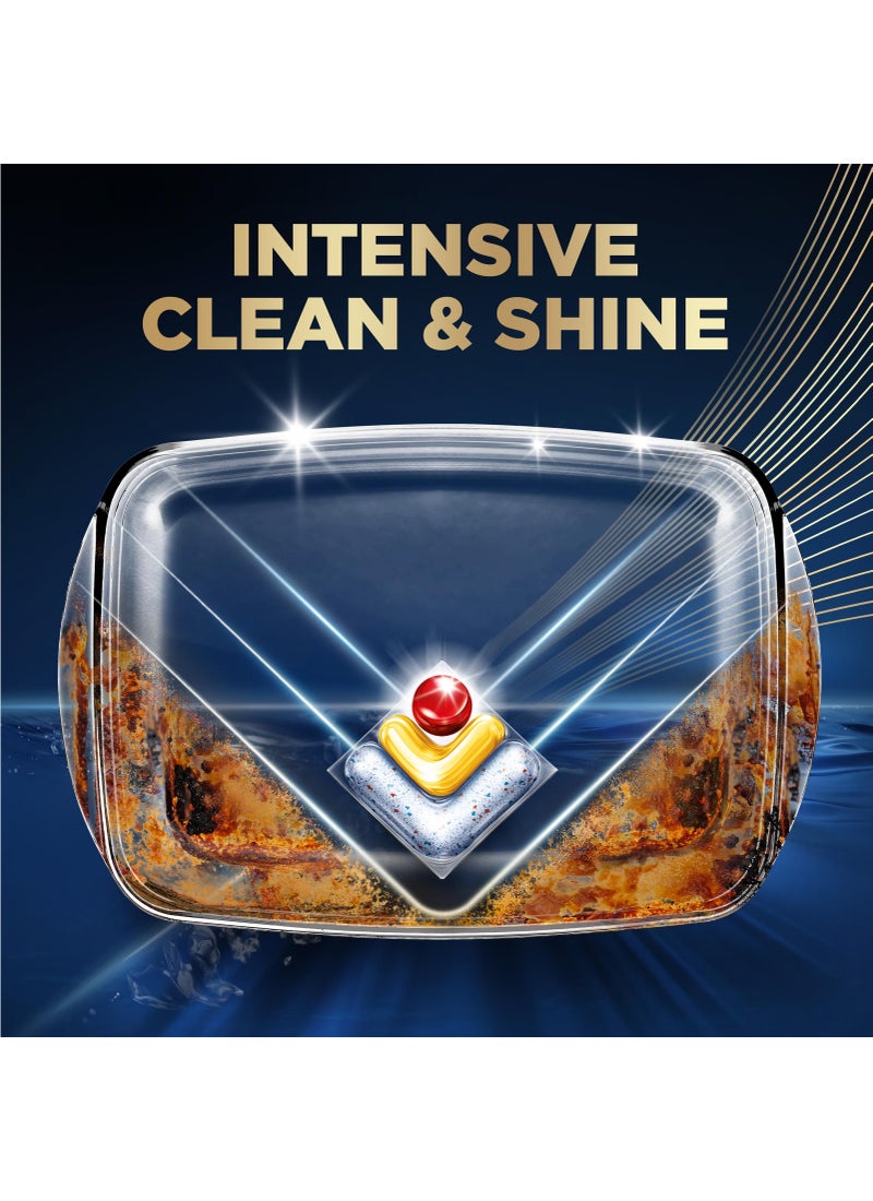 Finish Powerball Ultimate Plus Infinity Shine Lemon Fragrance Dishwasher Detergent 2 x 14 Tabs - Image 3