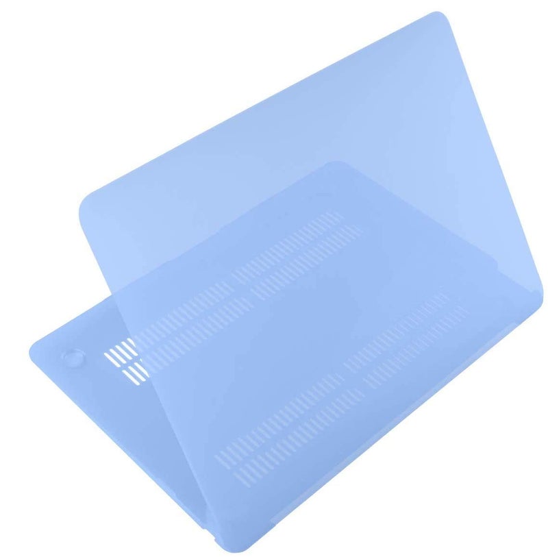 Moca Hard Shell Case Cover for M1 MacBook Air 13 inch [2022, 2021-2018 Release] M1 A2337 A2179 A1932 with Retina Display Touch id MacBook Air Shell Case Cover (Serenity Blue) - Image 4