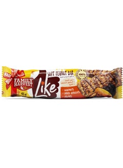 Peanut Bar with walnuts, apricots and prunes