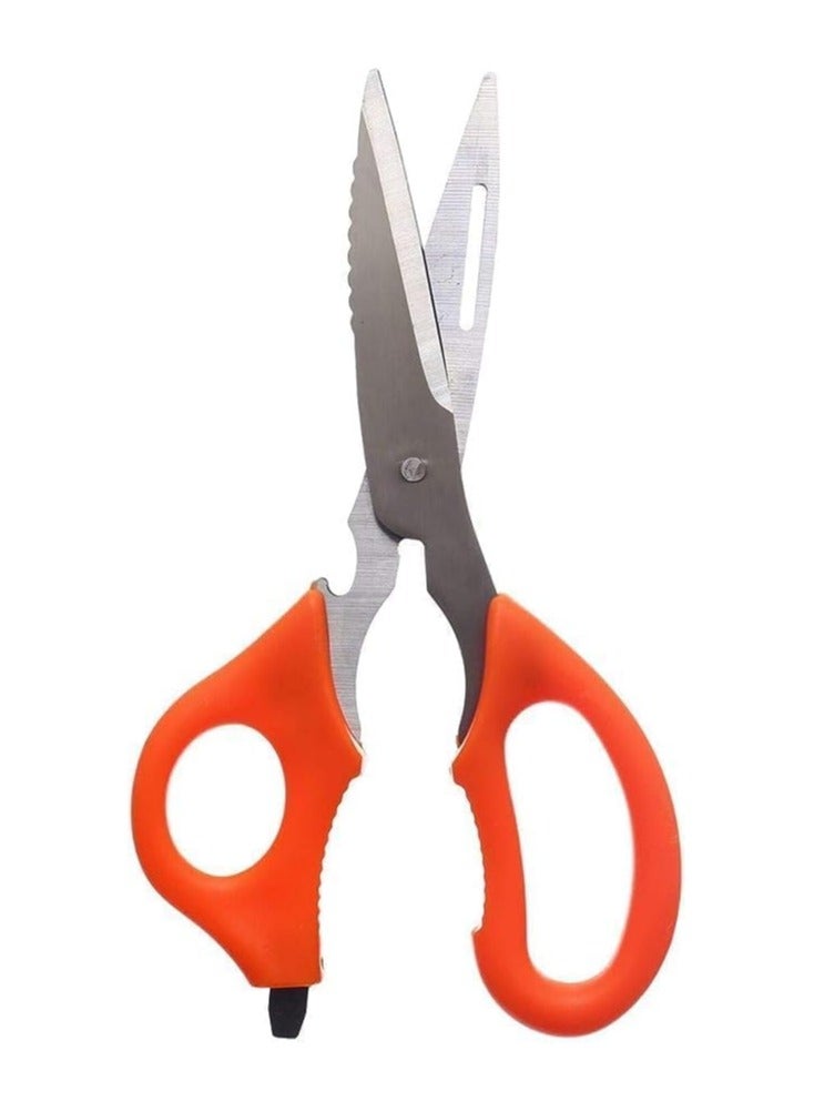 مقص مطبخ متعدد الاستخدام من الستانلس ستيل – متعدد الألوان - Image 2