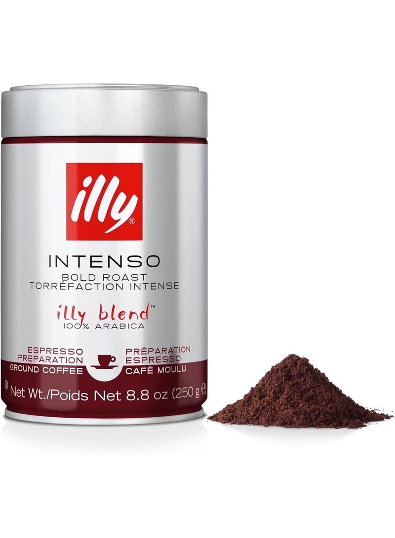illy Intenso Bold Roast Espresso Ground Coffee 250g - Image 2