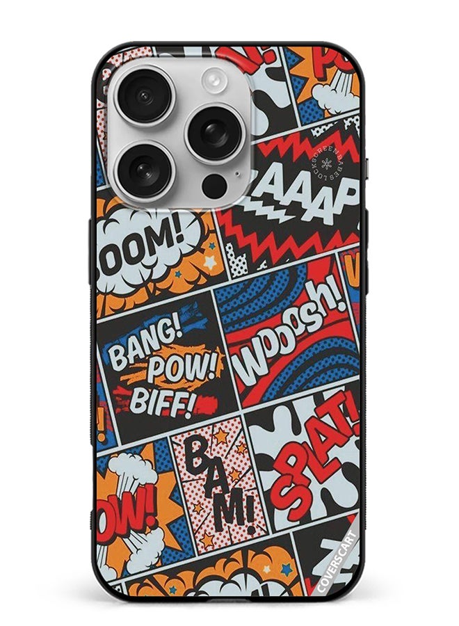 COVERSCART Protective Case Cover For Apple iPhone 16 Pro Max Pop Art Design Multicolour