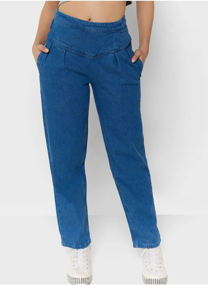 Ginger Pleat Detail Jeans