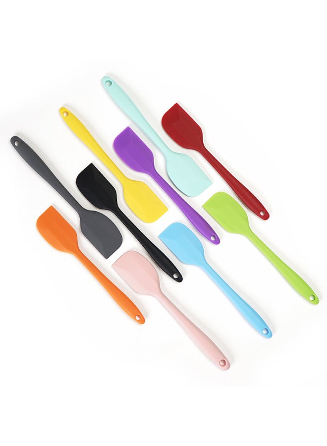 Mini Silicone Scraper Kitchen Baking Tools Cake Spatula Food Grade High Temperature Resistant Integrated Cream Scraper-Color:Blue-Specifications:~ 35g(opp Bag) - Image 5