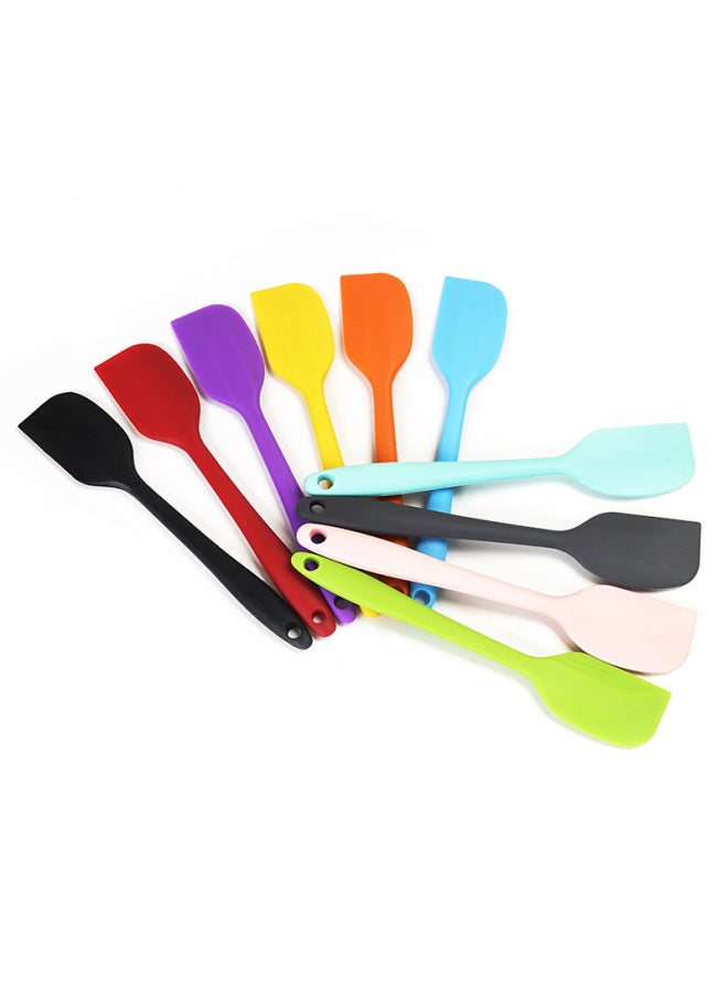 Mini Silicone Scraper Kitchen Baking Tools Cake Spatula Food Grade High Temperature Resistant Integrated Cream Scraper-Color:Blue-Specifications:~ 35g(opp Bag) - Image 4