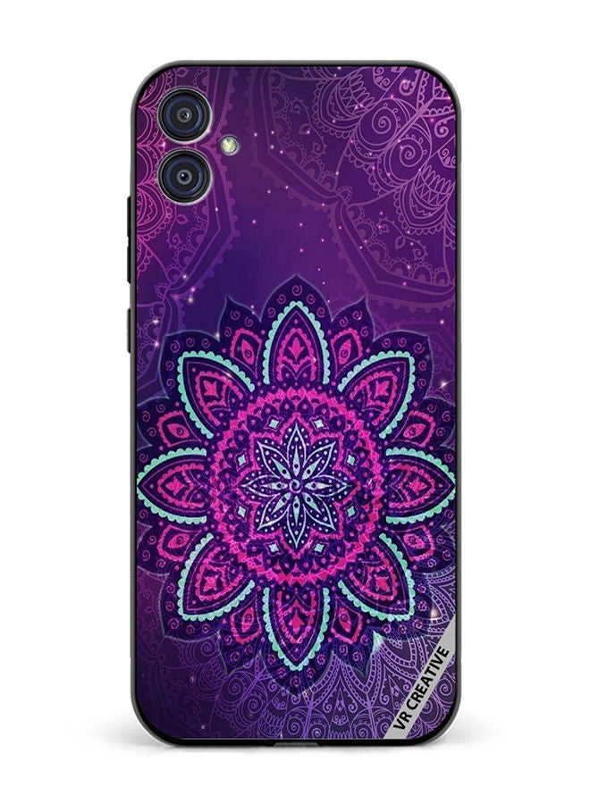 VR CREATIVE Protective Case Cover For Samsung Galaxy M04/F04 Mandala Design Multicolour - Image 1
