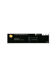 Steel Flat Panel Vesa and Universal Fixed Wall Mount TV Bracket Black 37-70 Inch KL22-64F