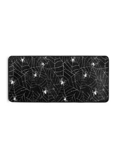 ALAZA ALAZA Halloween Black and White Grunge Background with Spiderwebs Runner Area Rug Non Slip Floor Mat for Hallway Entryway Living Room Bedroom Dorm Home Decor 72x24 inches  - Image 3