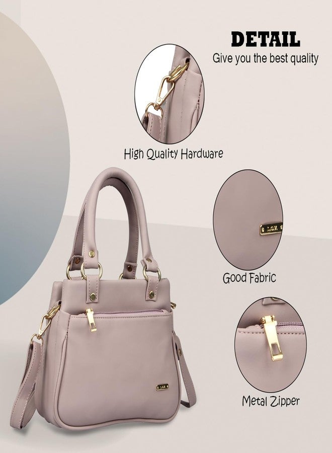 WORLD STAR PU Shoulder Bag for Womens | Light Pink - Image 3