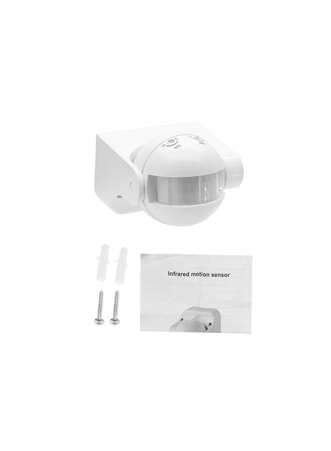PIR Infrared Motion Sensor Switch Movement Detector White - Image 4