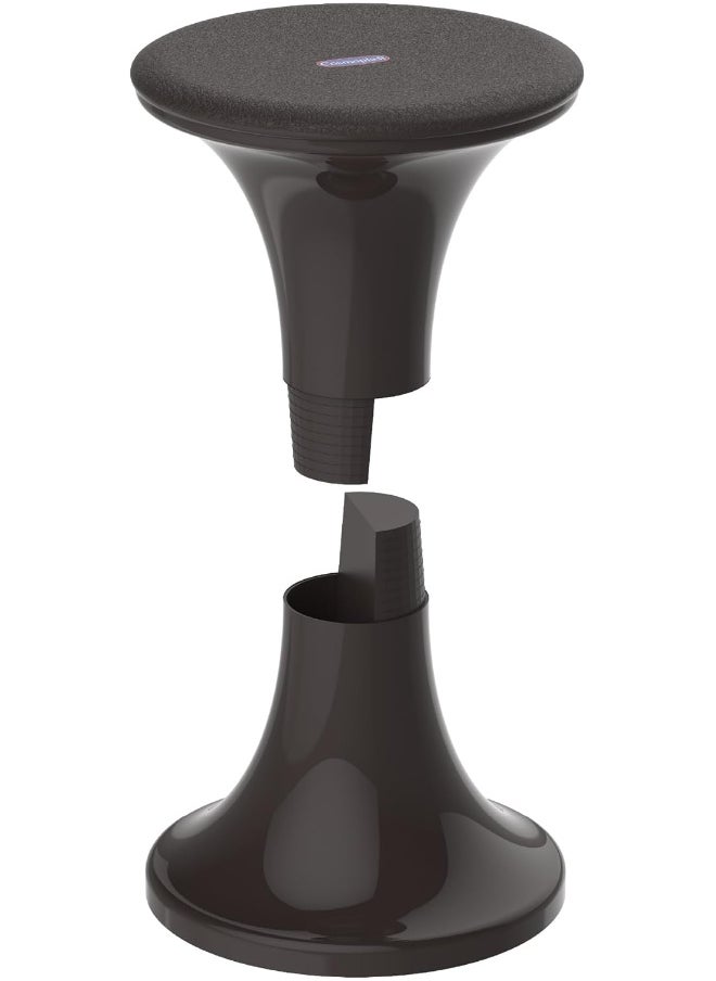Cosmoplast Plastic Round Stool (Dark Brown)  - Image 4