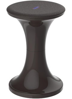 Cosmoplast Plastic Round Stool (Dark Brown)  - Image 1