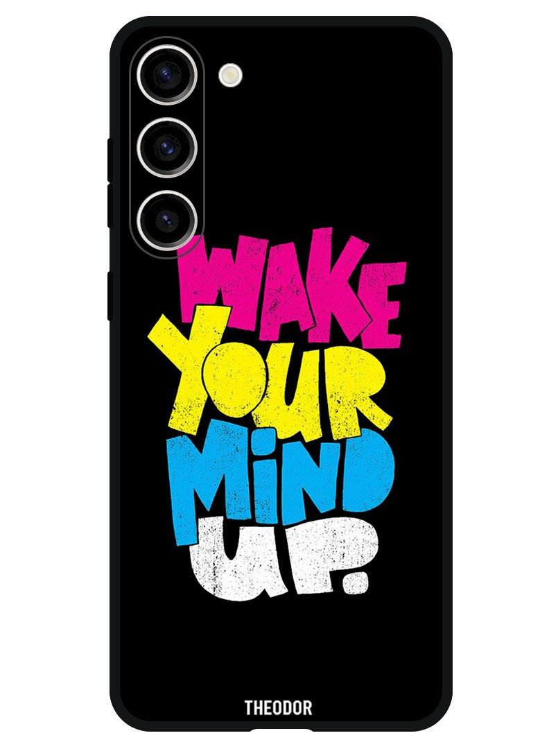 Theodor Protective Case Anti Scratch Shock Proof Bumper Cover For Samsung Galaxy S23 FE Wake your mind - Image 1