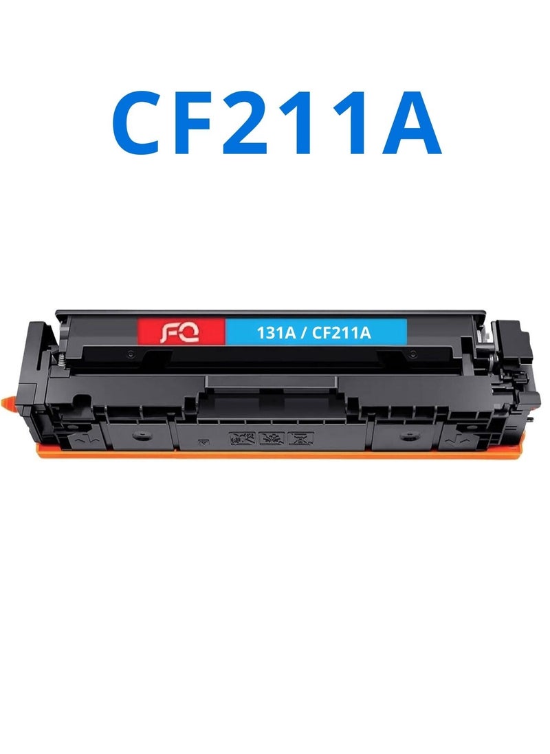 أف كيو - مجموعة طقم 4خراطيش حبر131A  متوافقة مع طابعات اتش بي ليزر جيت (MFP M276nw M251nw M251n M276n) اللون اسود ازرق (سيان) اصفر (ارجواني ماجنتا) - Image 1