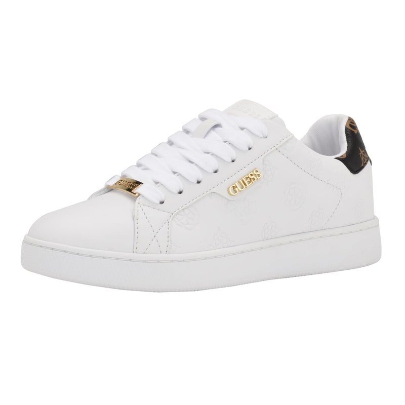 GUESS Women's RENZY Sneaker, White, 6.5 - Image 2