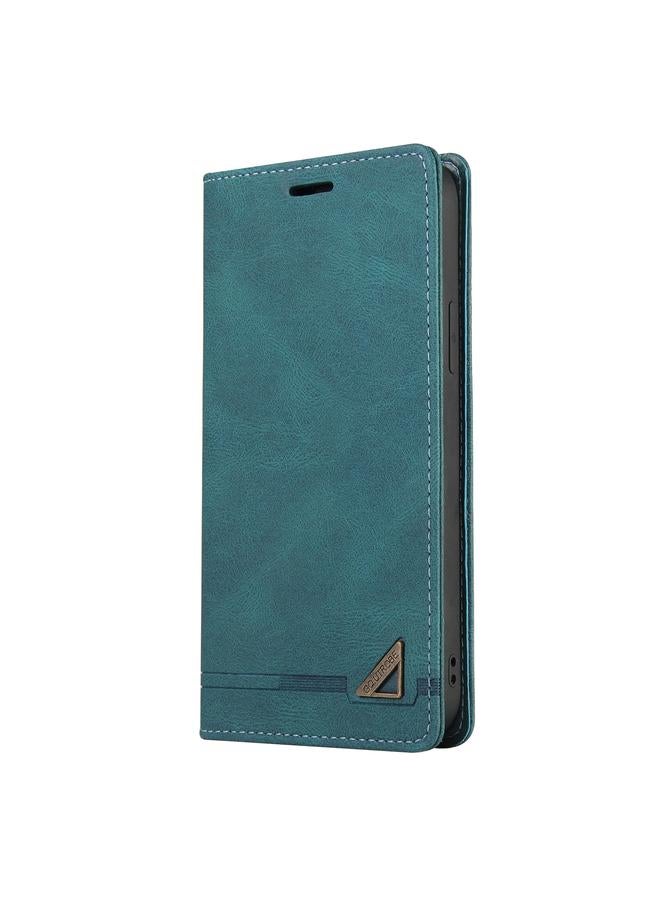S-TOP Case For Samsung Galaxy A21s Skin Feel Anti-theft Brush Horizontal Flip Leather Case with Holder & Card Slots & Wallet - Image 2