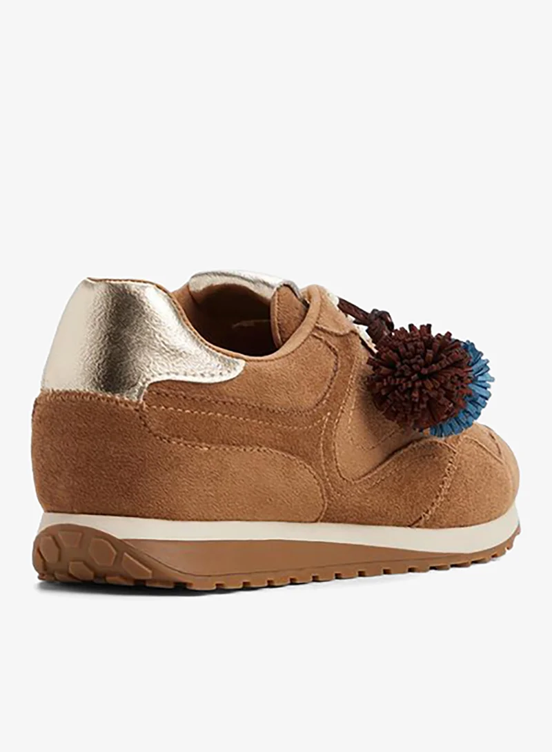 Call it Spring Junoh Ladies Brown Low Top Sneaker