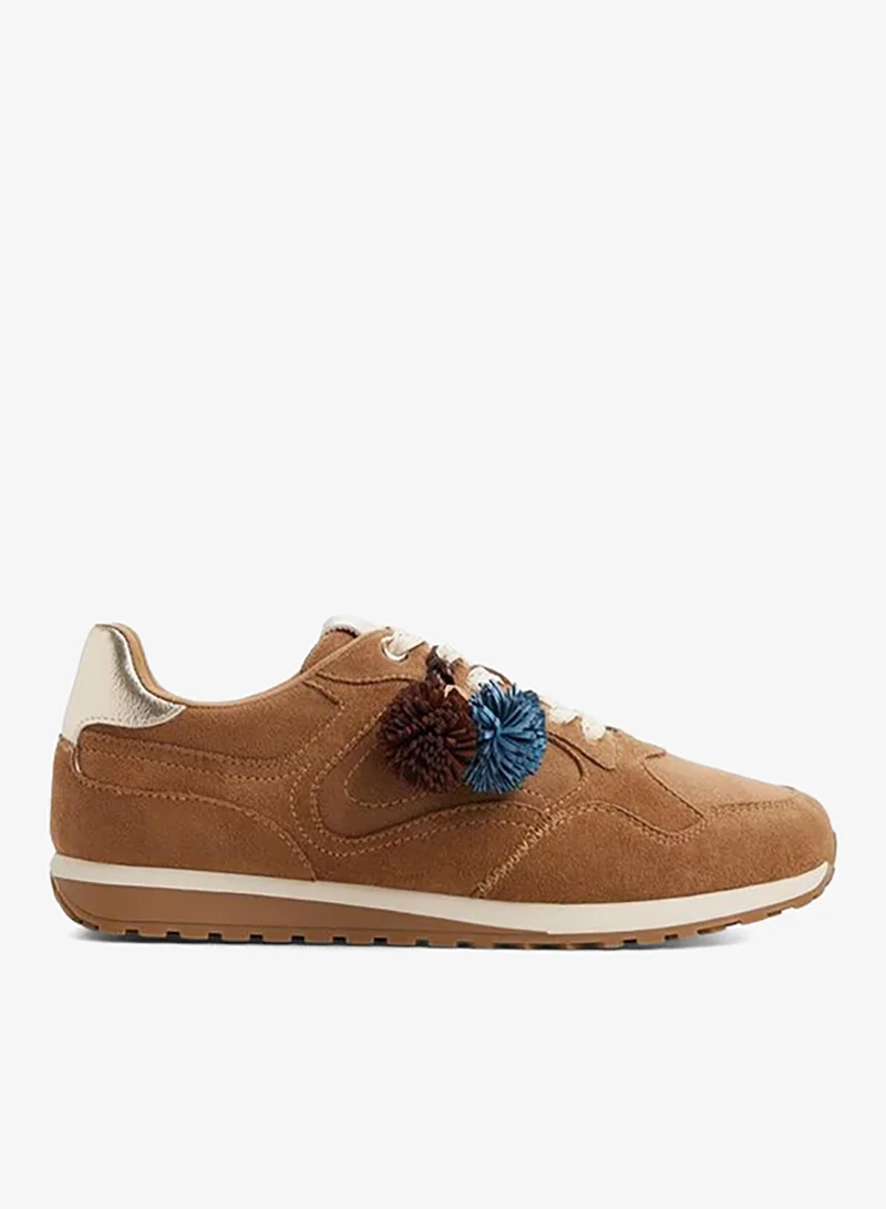 Call it Spring Junoh Ladies Brown Low Top Sneaker