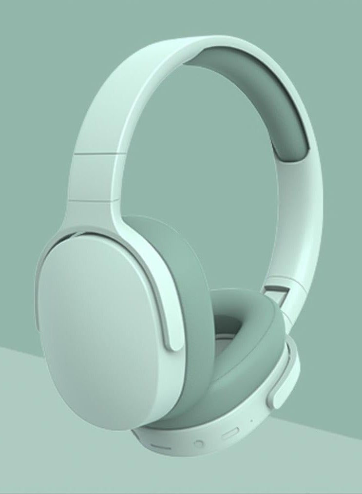 P2961 Head-worn Bluetooth Headset Wireless Heavy Bass Headset Full-ear Ultra-long Battery Life Bluetooth Headset with Intelligent Noise Cancellation, Foldable Wireless Headset HiFi, Ergonomic Blueto - Image 2