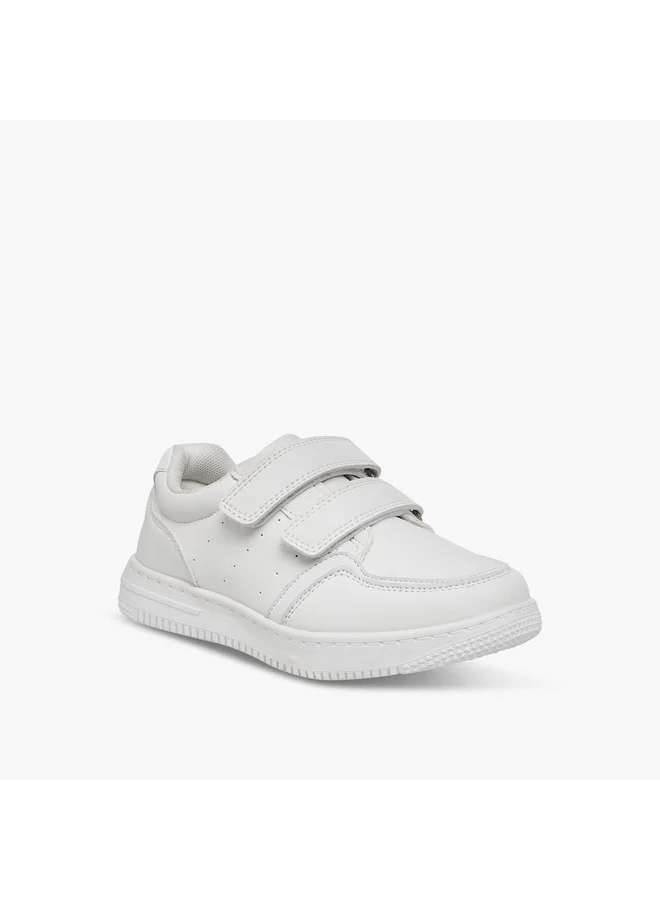 LBL by Shoexpress Boys Panelled School Shoes with Hook and Loop Closure