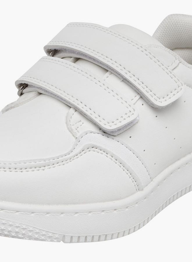 LBL by Shoexpress Boys Panelled School Shoes with Hook and Loop Closure - Image 4