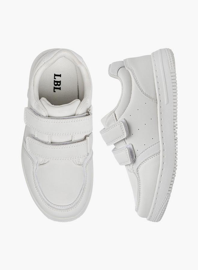 LBL by Shoexpress Boys Panelled School Shoes with Hook and Loop Closure - Image 2