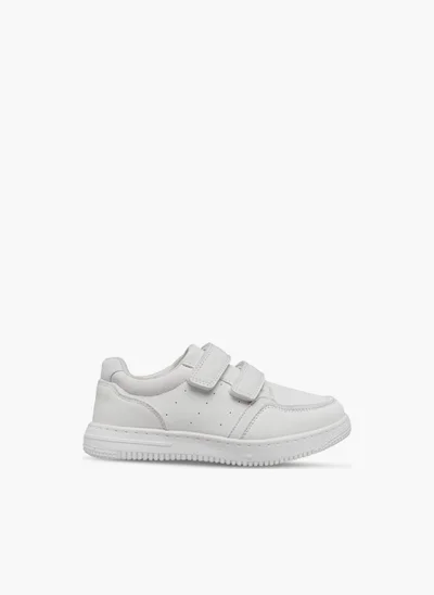 LBL by Shoexpress Boys Panelled School Shoes with Hook and Loop Closure