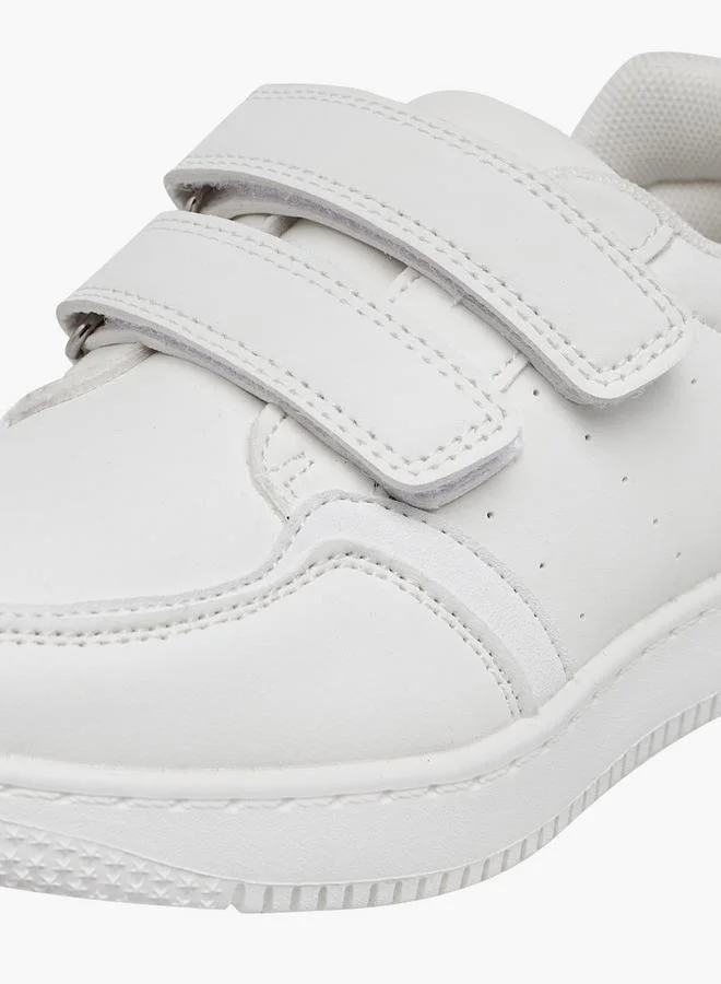 LBL by Shoexpress Boys Panelled School Shoes with Hook and Loop Closure