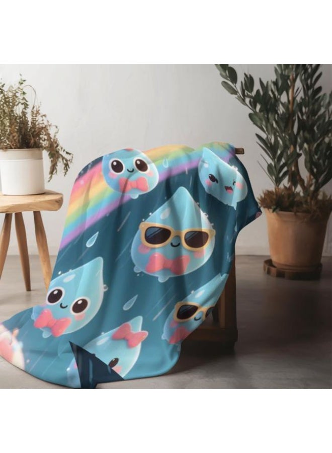 general Wisdom Fairy (latest) flannel thin blanket (warm and comfortable, suitable for sleep, game use, dust and sandproof) 150cm*200cm - 19 - Image 3