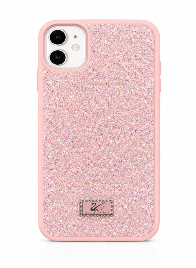 VR CREATIVE Luxury Glitter Diamond Phone Case for Apple iPhone 11 Sparkling Rhinestone Bling Protective Cover - Pink - Image 1