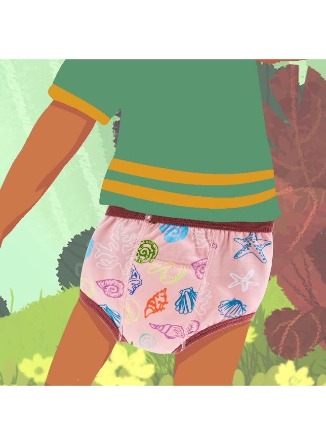 Max Shape 6 Packs of Potty Training Underwear for Girls with Super Absorbent-Layers - Image 3