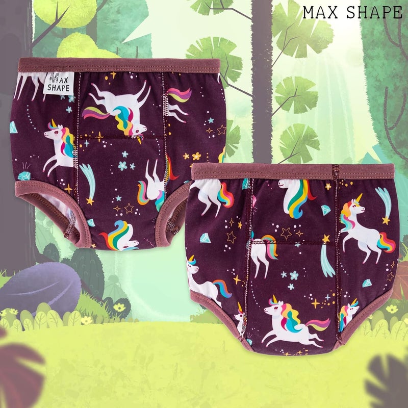 Max Shape 6 Packs of Potty Training Underwear for Girls with Super Absorbent-Layers - Image 5
