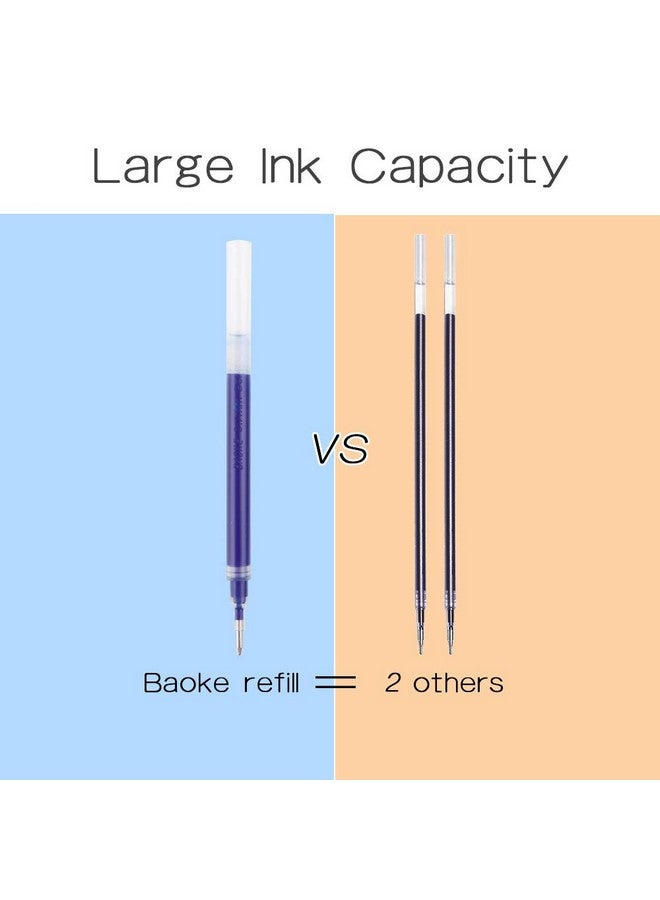 BAOKE Gel Ink Pens Rollerball Pens 1.0Mm Medium Line Box Of 12 Pack Pc1848 (Blue) - Image 5