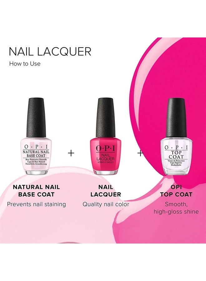 OPI Nail Lacquer, The Thrill of Brazil, Red Nail Polish, 0.5 fl oz - Image 4