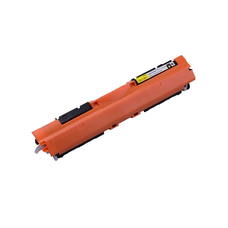 عبوة واحدة من حبر الطباعة المستبدل متوافق مع طابعات كانون LBP-7010c/7016c/7018c (لون أصفر) - Image 1